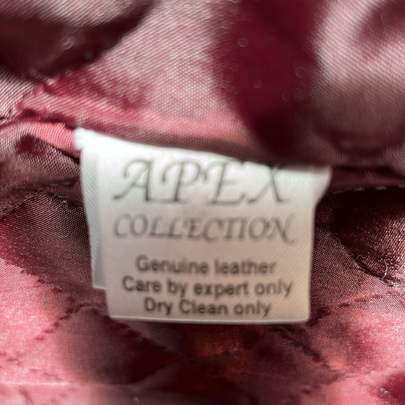 Vintage Apex Pelle  Collection Leather Coat Brown Women's XXL - Picture 10 of 16